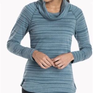 Kuhl Womens Piper Cowl Neck Top Outdoor Athleisure Hiking Mountain Gorp SZ S